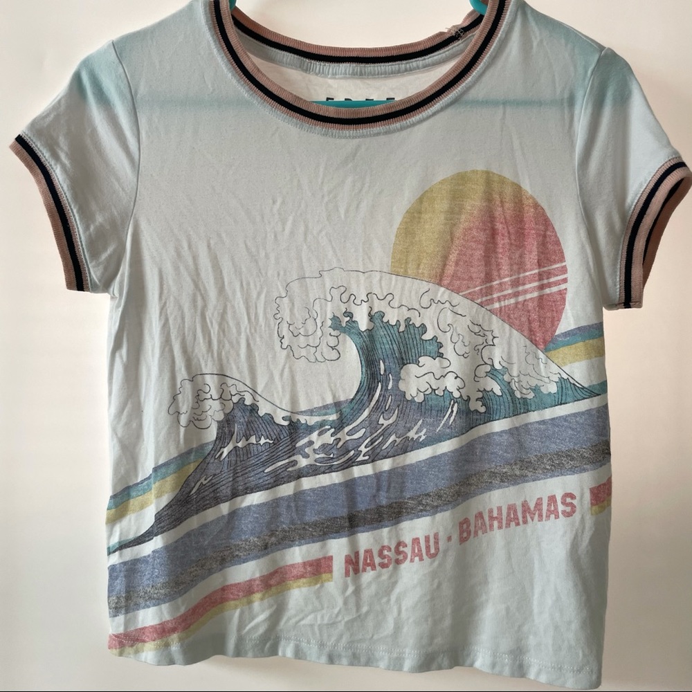 Tidal wave baby tee